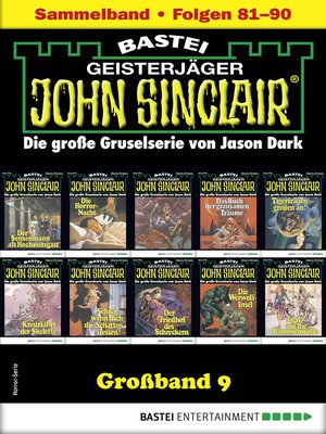 cover image of John Sinclair Großband 9--Horror-Serie